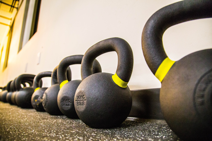 Kettlebells weightlifting