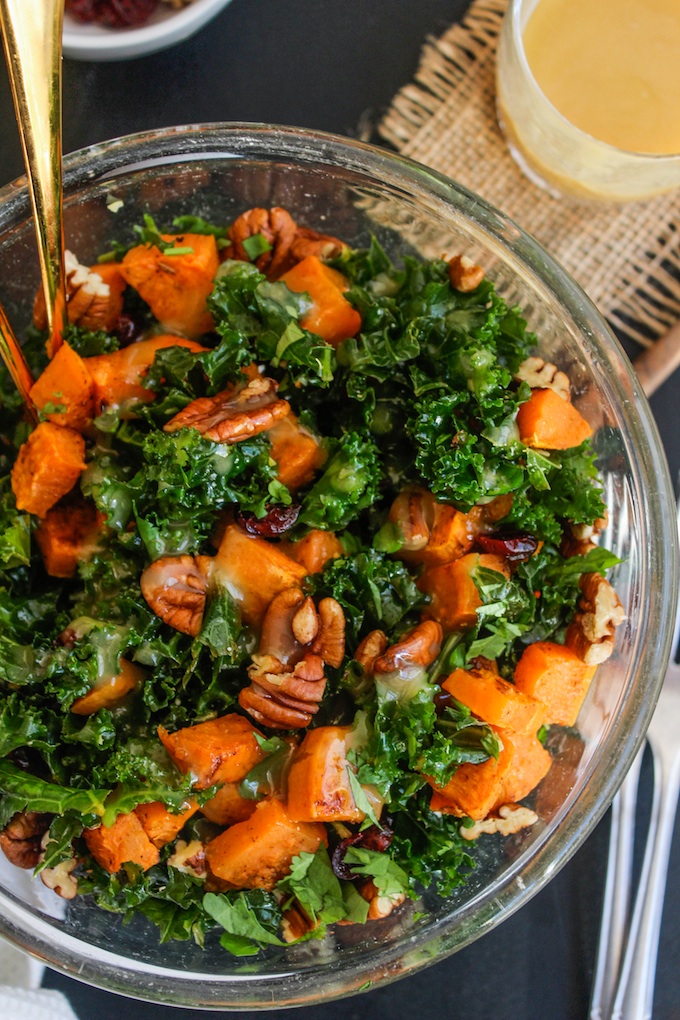 Sweet Potato Kale Salad