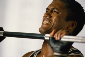 Man Weightlifting Technique