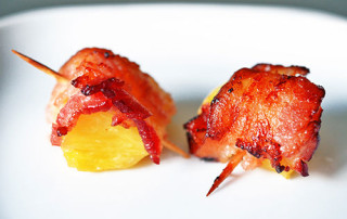 Bacon-Wrapped Pineapple