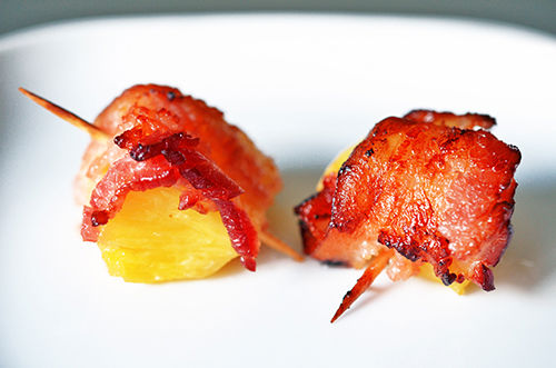 Bacon-Wrapped Pineapple