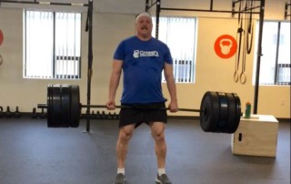 Mark G deadlifting