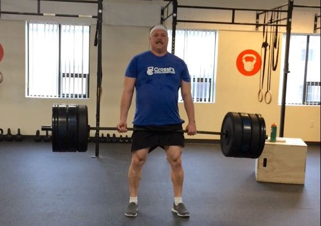 Mark G deadlifting