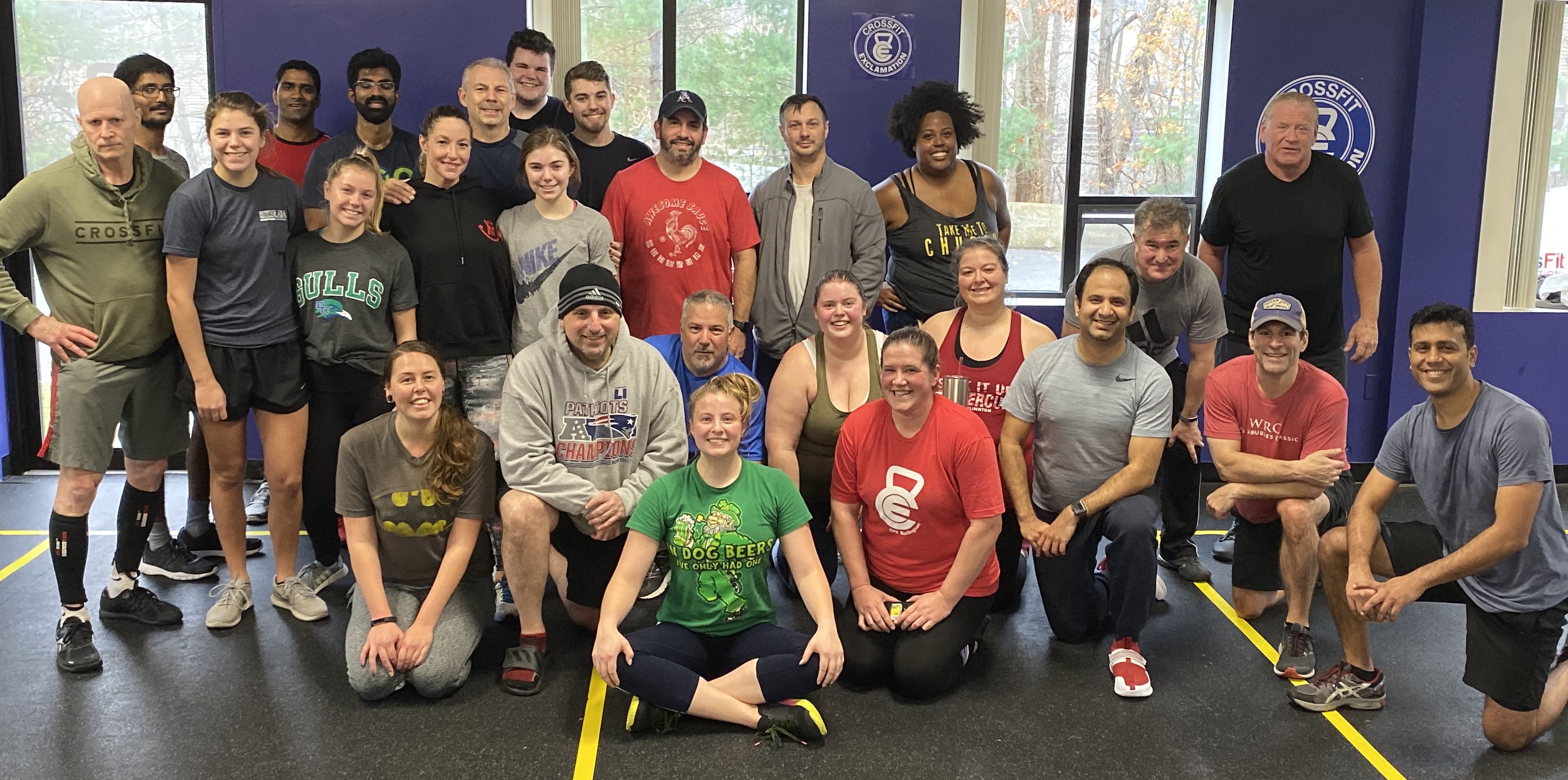 CFE fam after Thanksgiving WOD Fall 2019